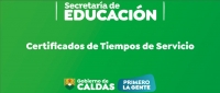 Certificados de Tiempos de Servicio 25/08/2022  y 8/09/2022