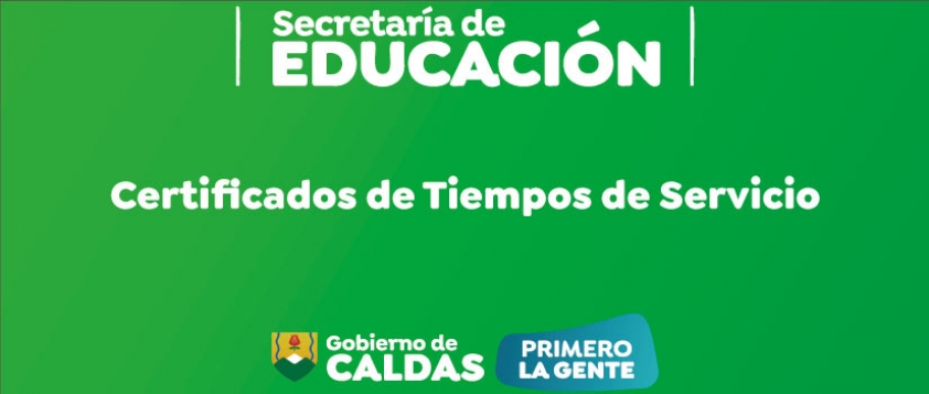 Certificados de Tiempos de Servicio 4/11/2022
